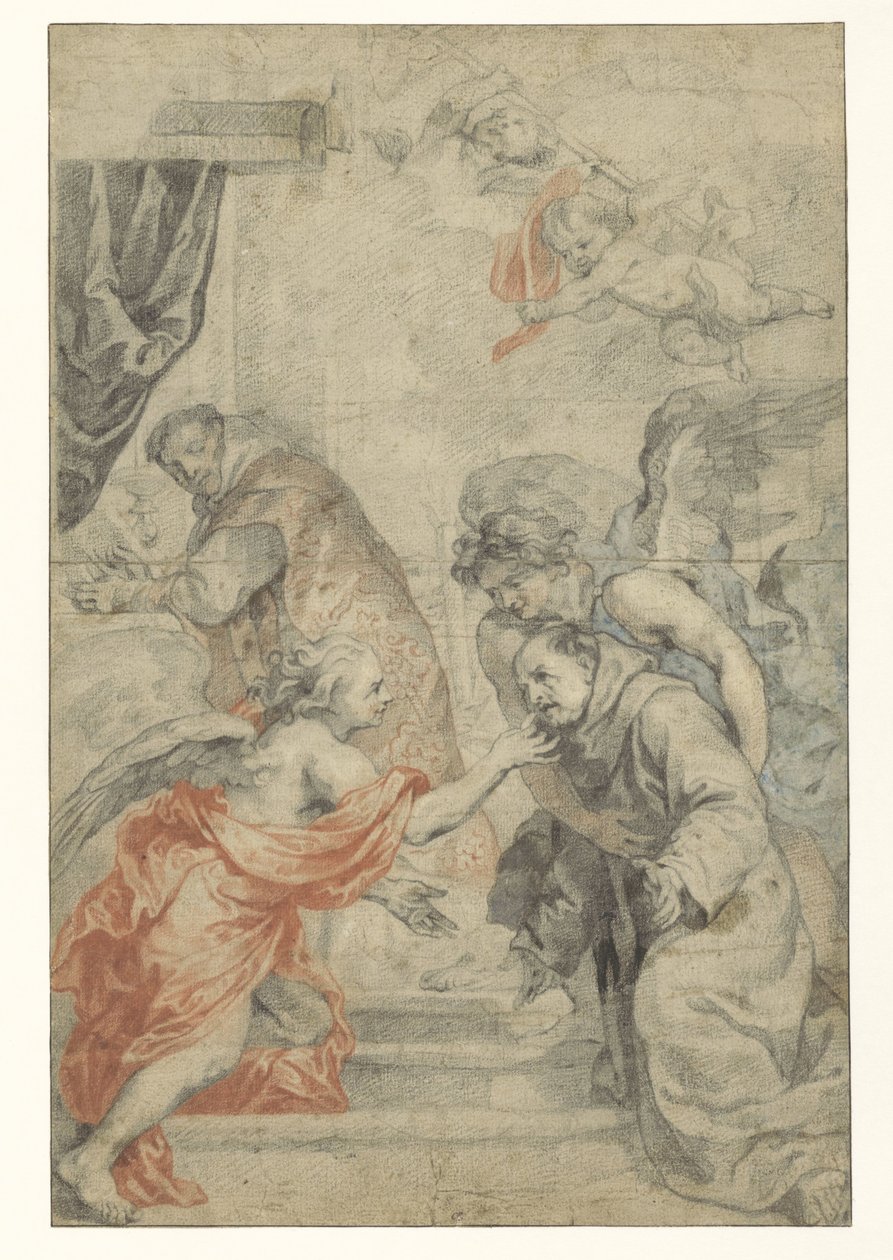 Nattvarden i Saint Bonaventura av Abraham van Diepenbeeck
