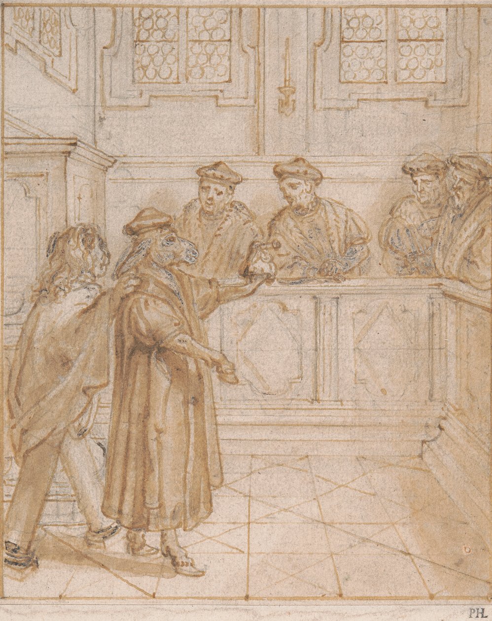 Doctor Ass (En satir på lagen) av Abraham van Diepenbeeck