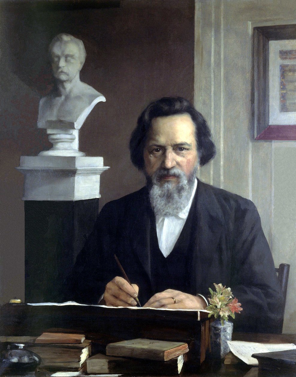Franciscus Cornelis Donders (1818-1889), nederländsk fysiolog och ögonläkare. av Bramine Hubrecht