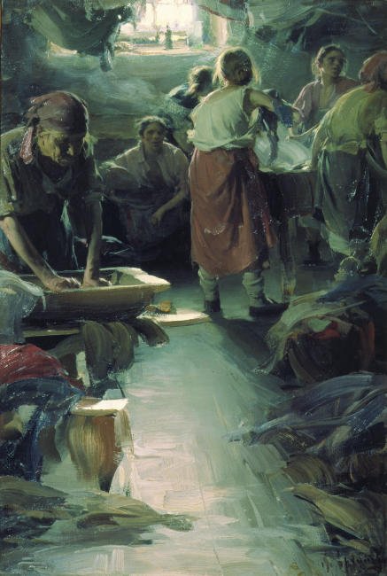 The Washer Women. av Abram Efimovich Arkhipov