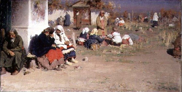 Radonice Kabla ya Massswed av Abram Efimovich Arkhipov