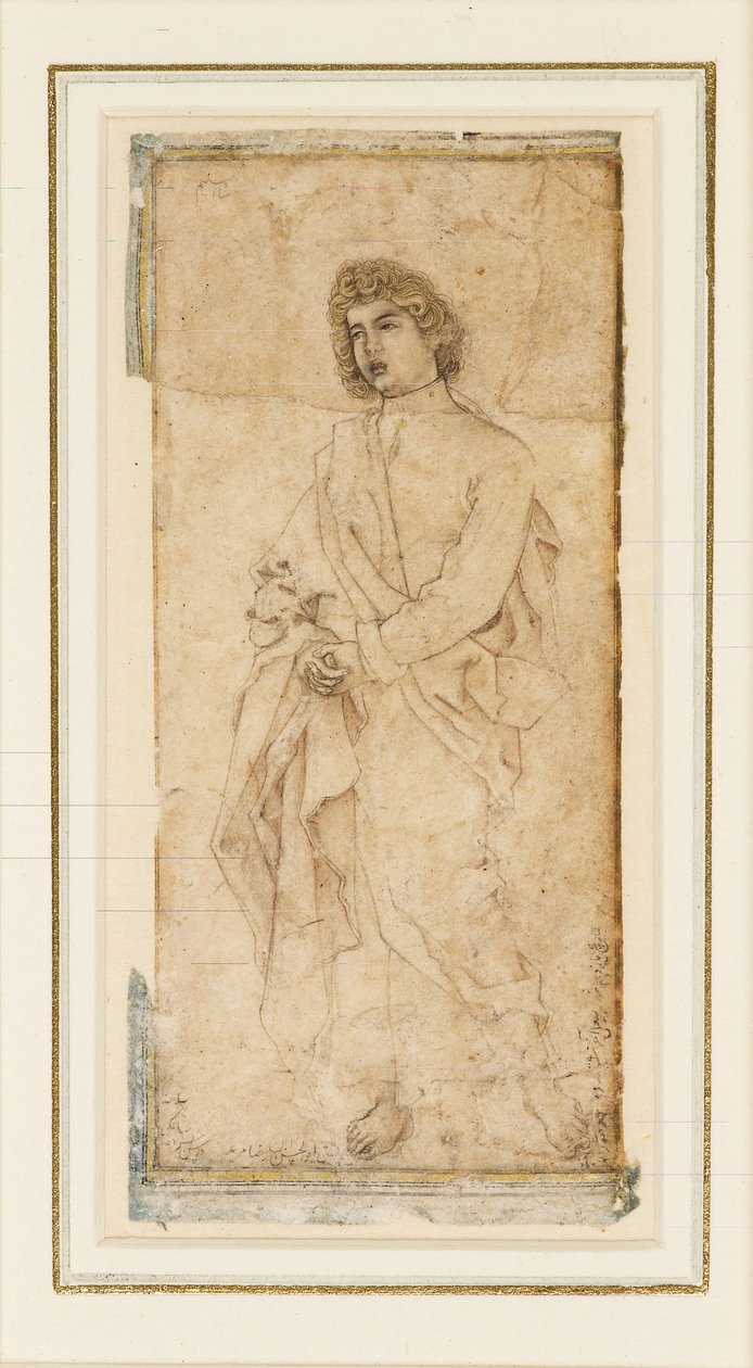 Sankt Johannes evangelisten, 1600-1601 av Abu al Hasan