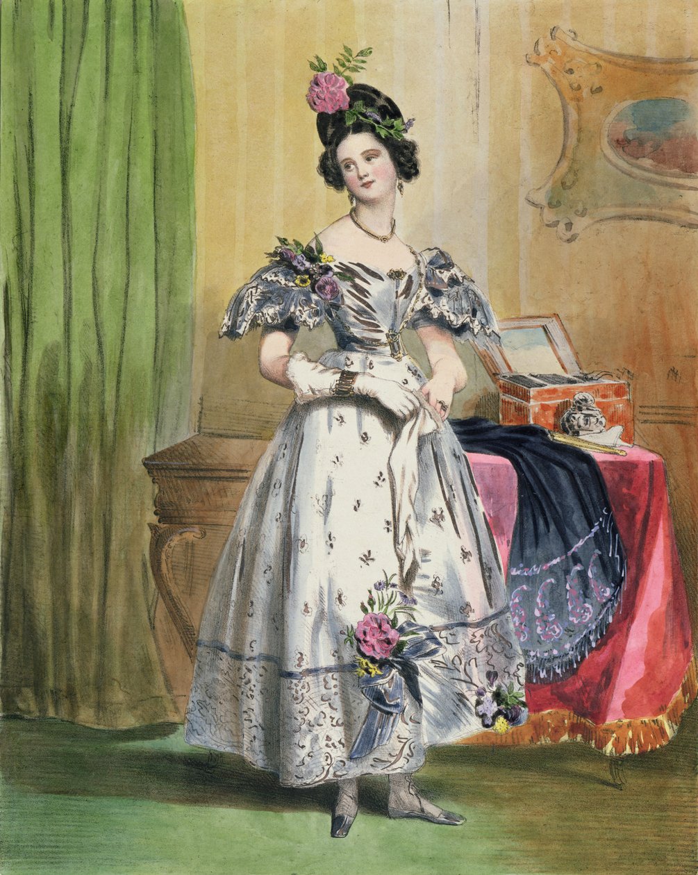 Klockan elva på kvällen, 1830-48 av Achille Devéria