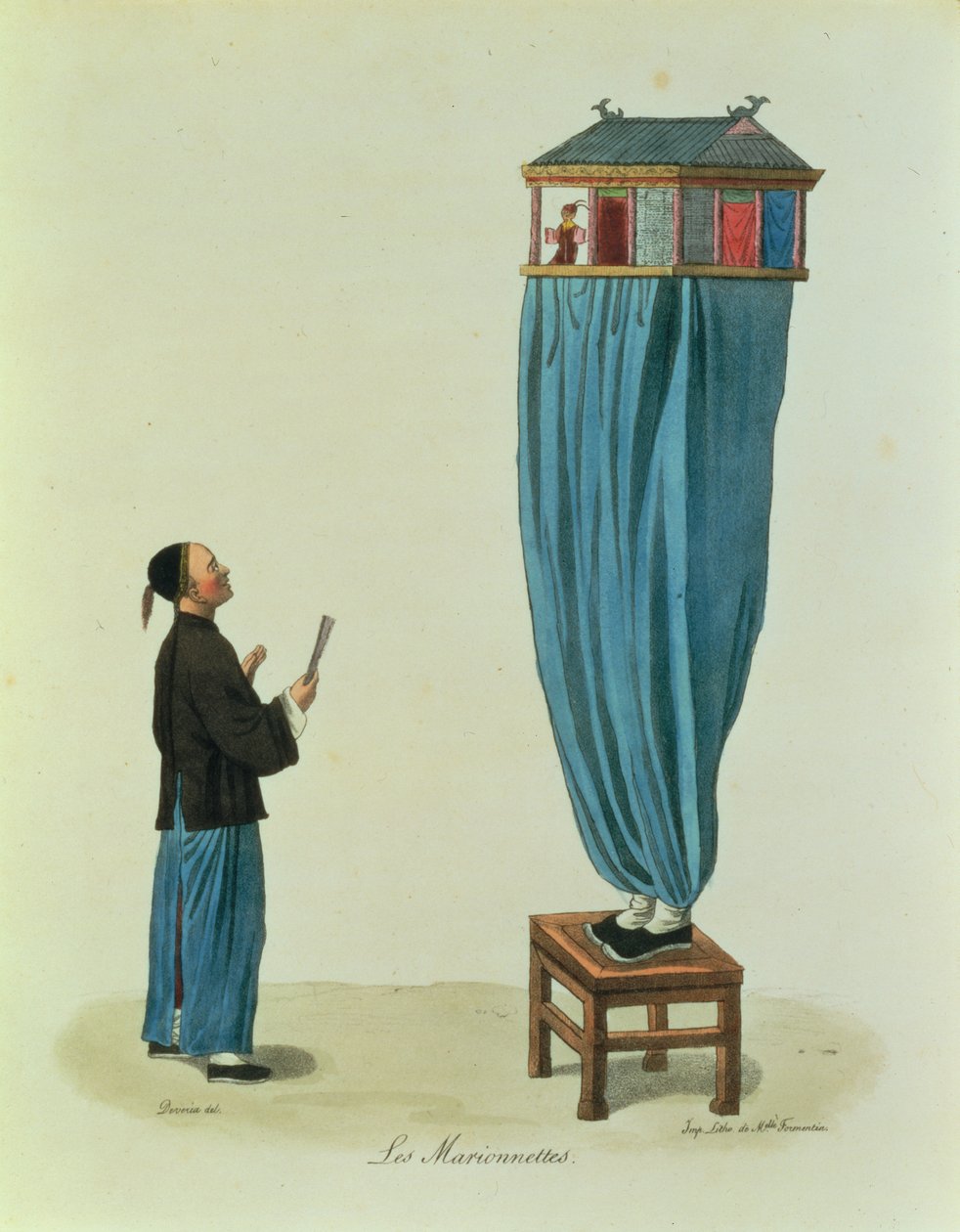 Dockorna, graverad av Mlle. Formentin, pub. 1824-27 (efter 89861) av Achille Devéria