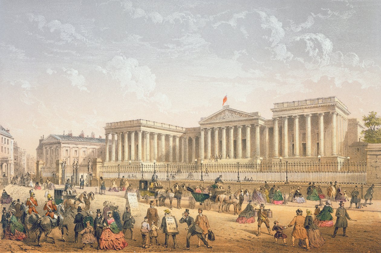British Museum, ca 1862 av Achille Louis Martinet
