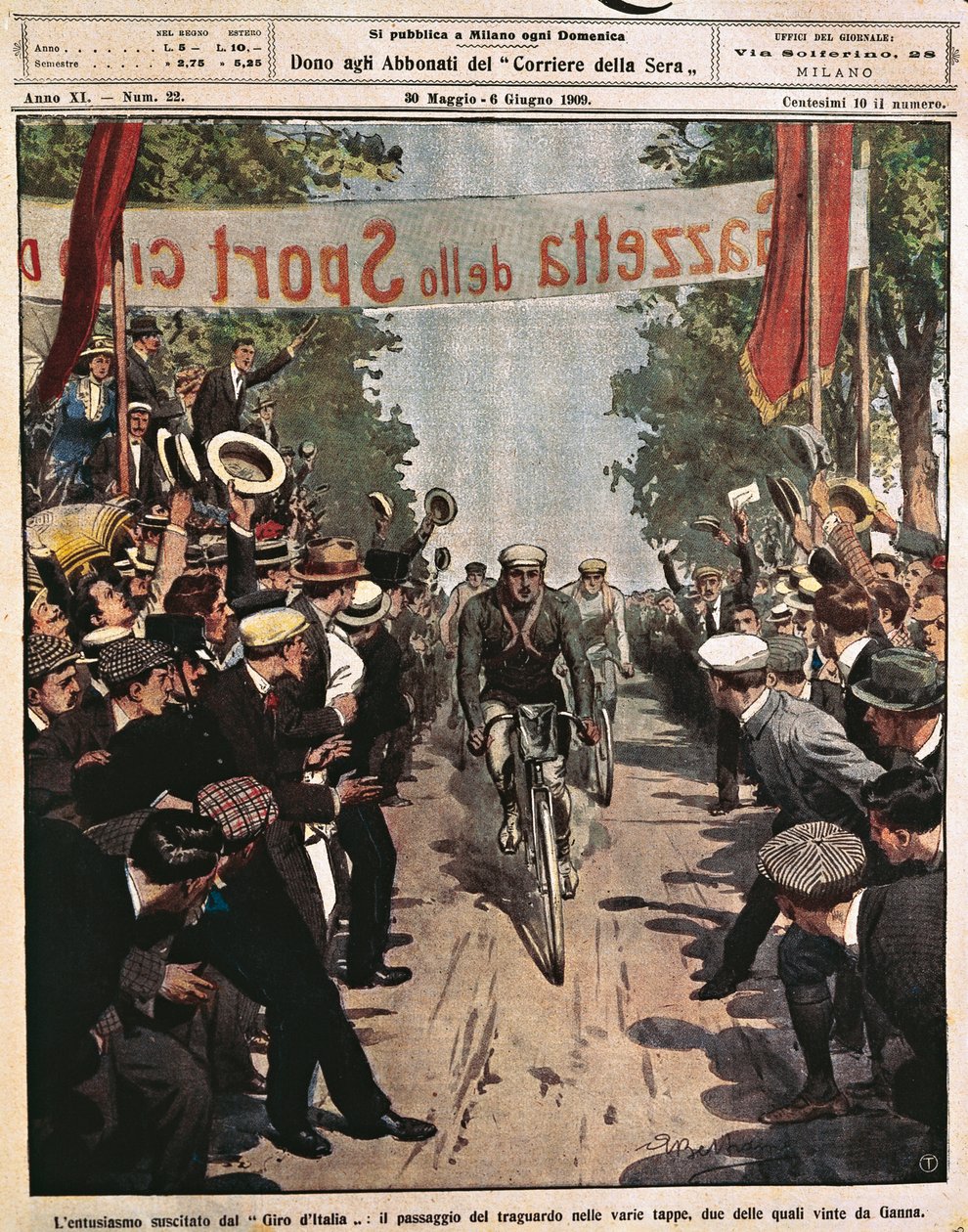 Cyklister på Giro d