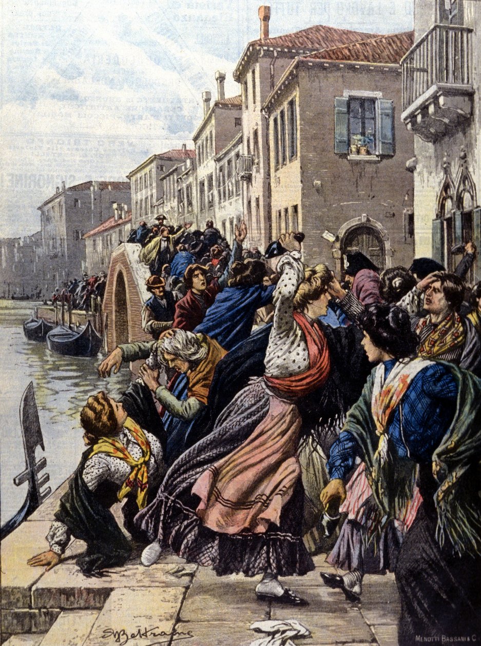 Venedig: Cigarrstrejk av Achille Beltrame
