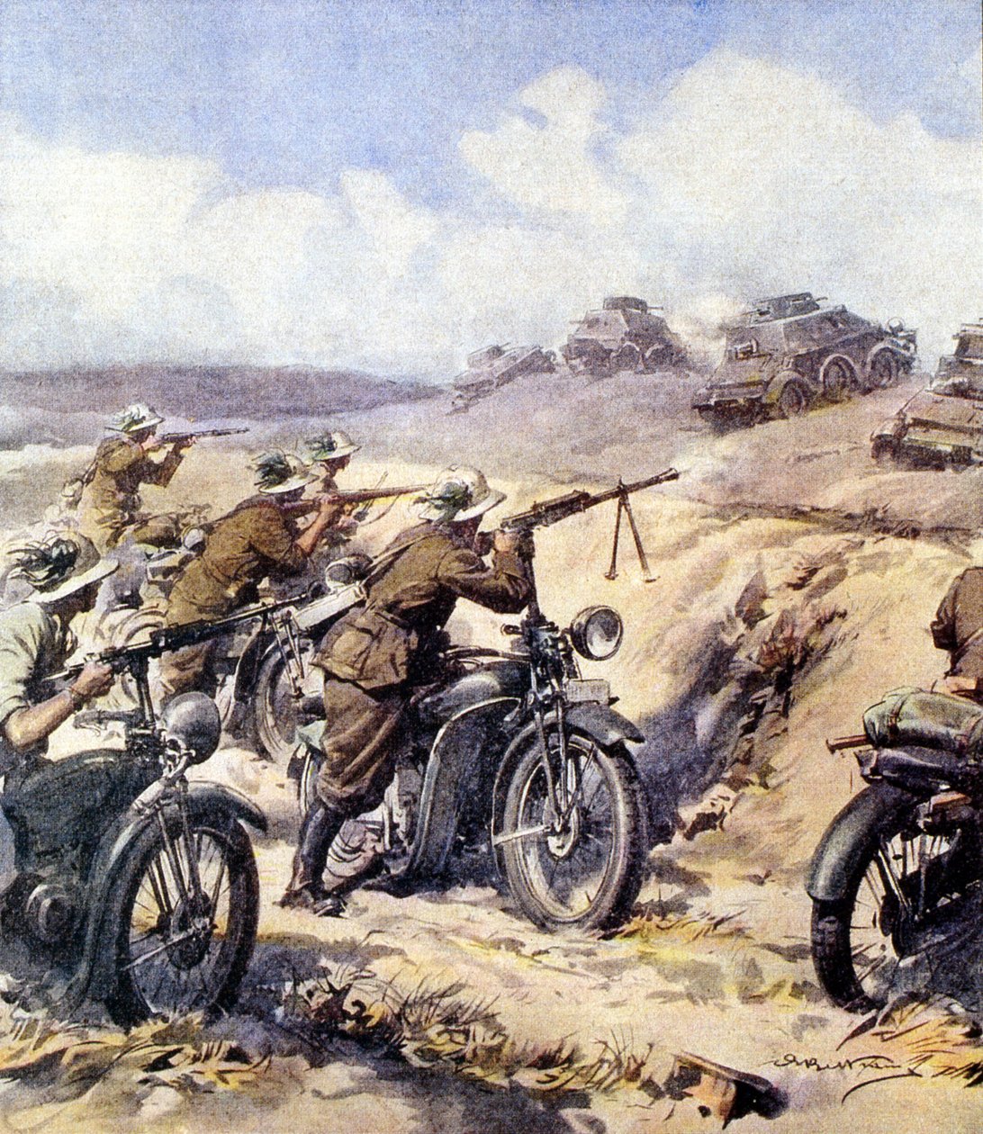WWII-1940 1941-Nordafrikansk kampanj-Italiensk invasion av Egypten av Achille Beltrame