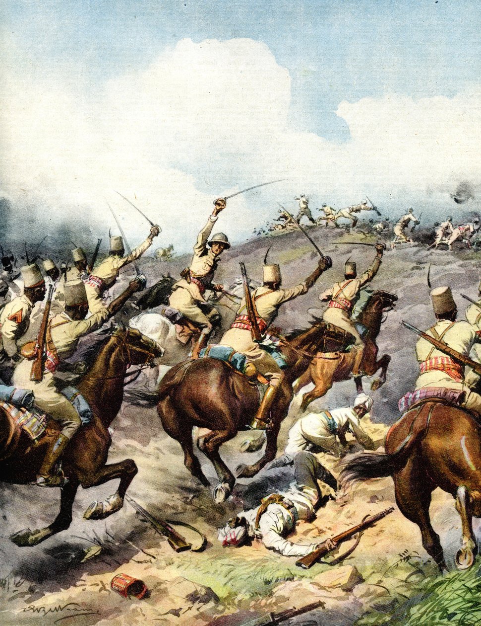 WWII 1940 1941 War East African Campaign - Heroes of Africa av Achille Beltrame