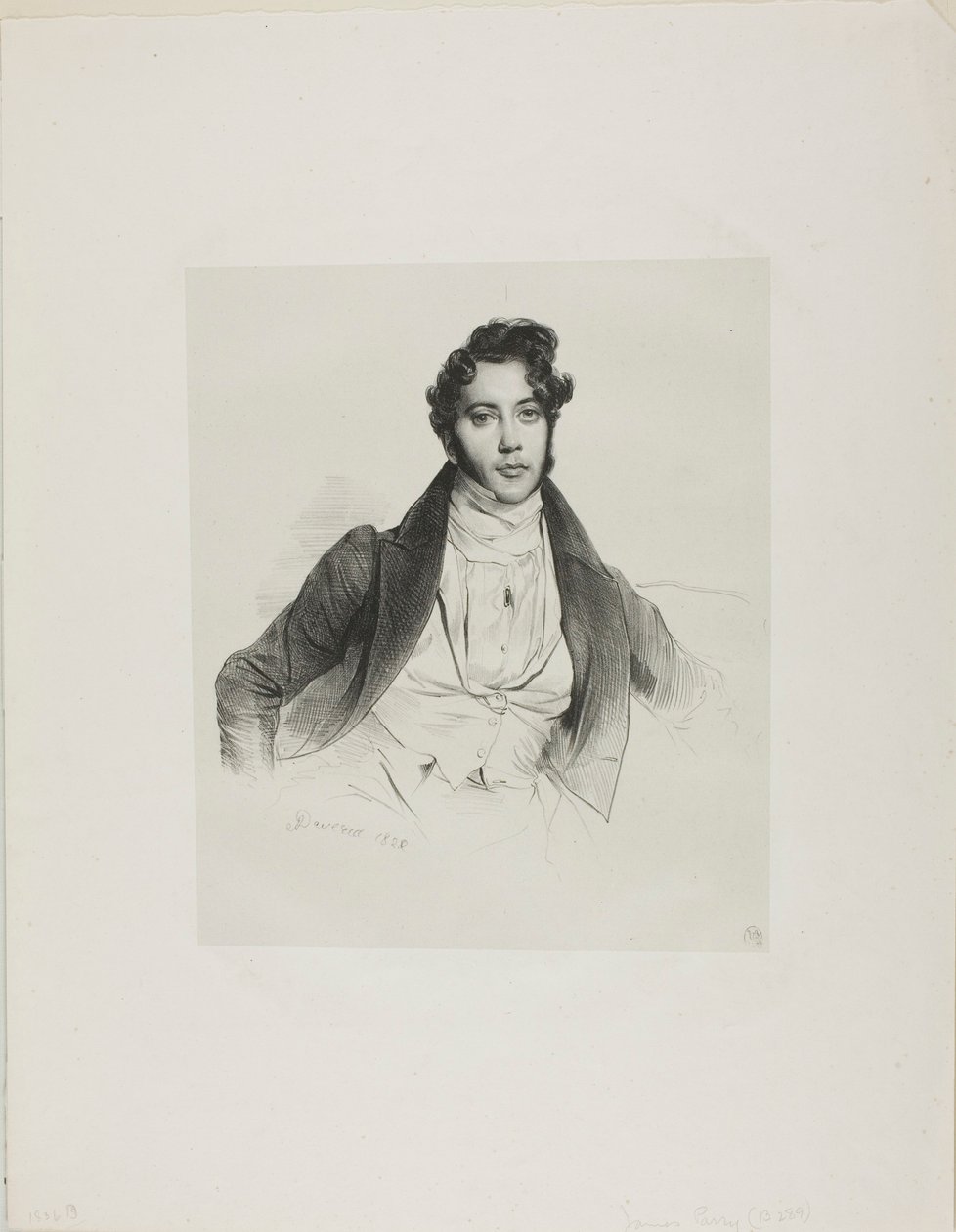 James Parry av Achille Devéria