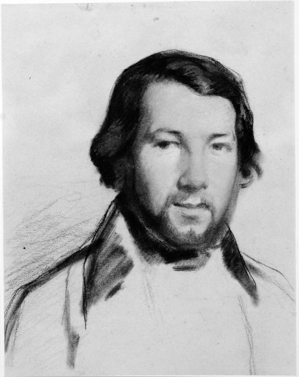 Mansporträtt av Achille Devéria