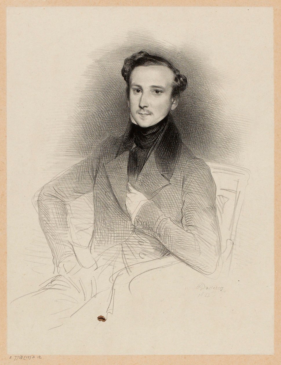 Porträtt av de Savigny av Achille Devéria