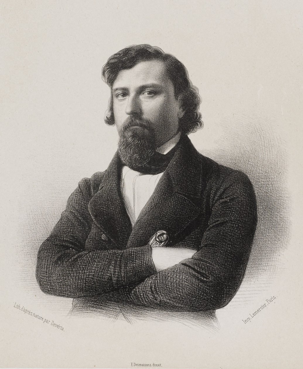 Nationalförsamlingens, folkrepresentanternas galleri - Jules André Sébastien Fargin-Fayolle av Achille Devéria