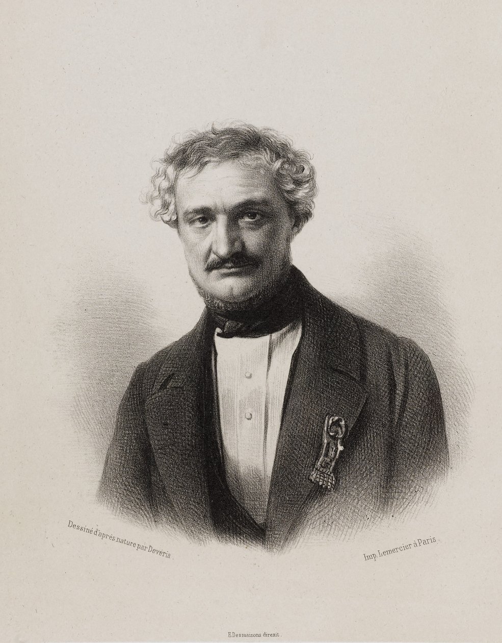 Nationalförsamlingen, galleriet för folkets representanter - Sylvain Guizard av Achille Devéria