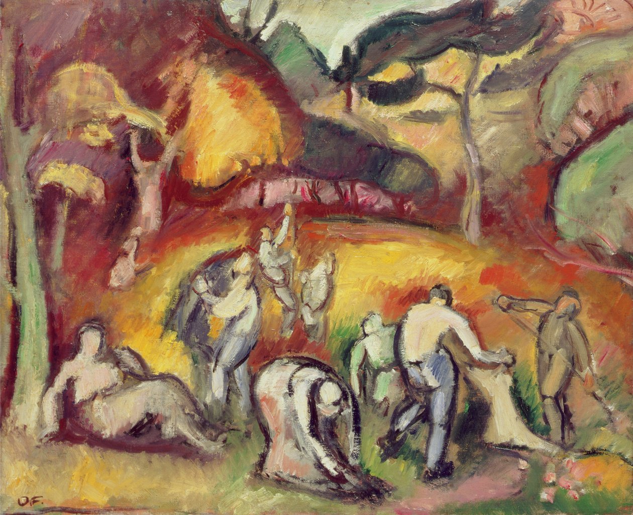 Höstarbete av Achille Emile Othon Friesz