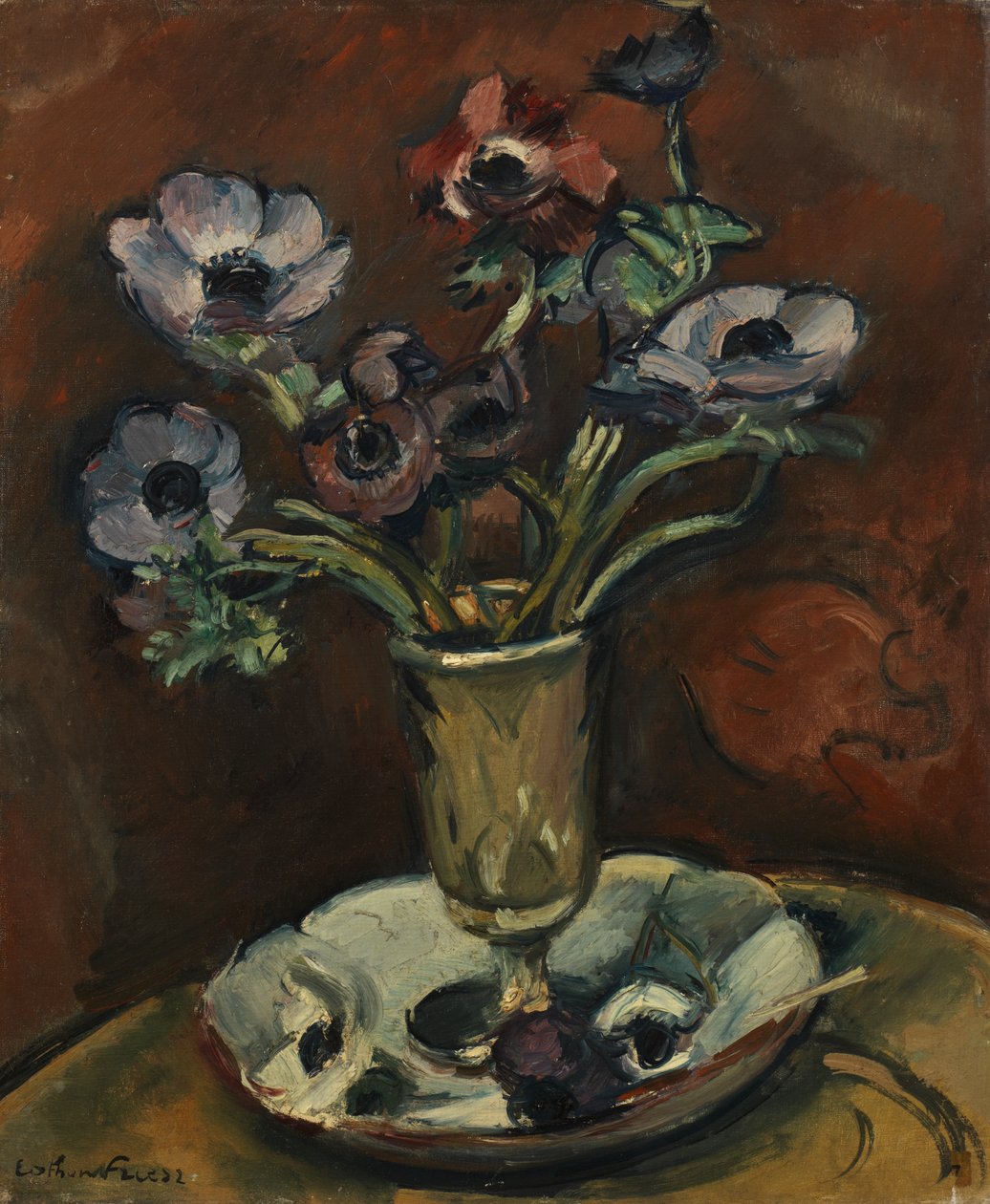 Stilleben med anenomer, ca 1922 (olja på duk) av Achille Emile Othon Friesz