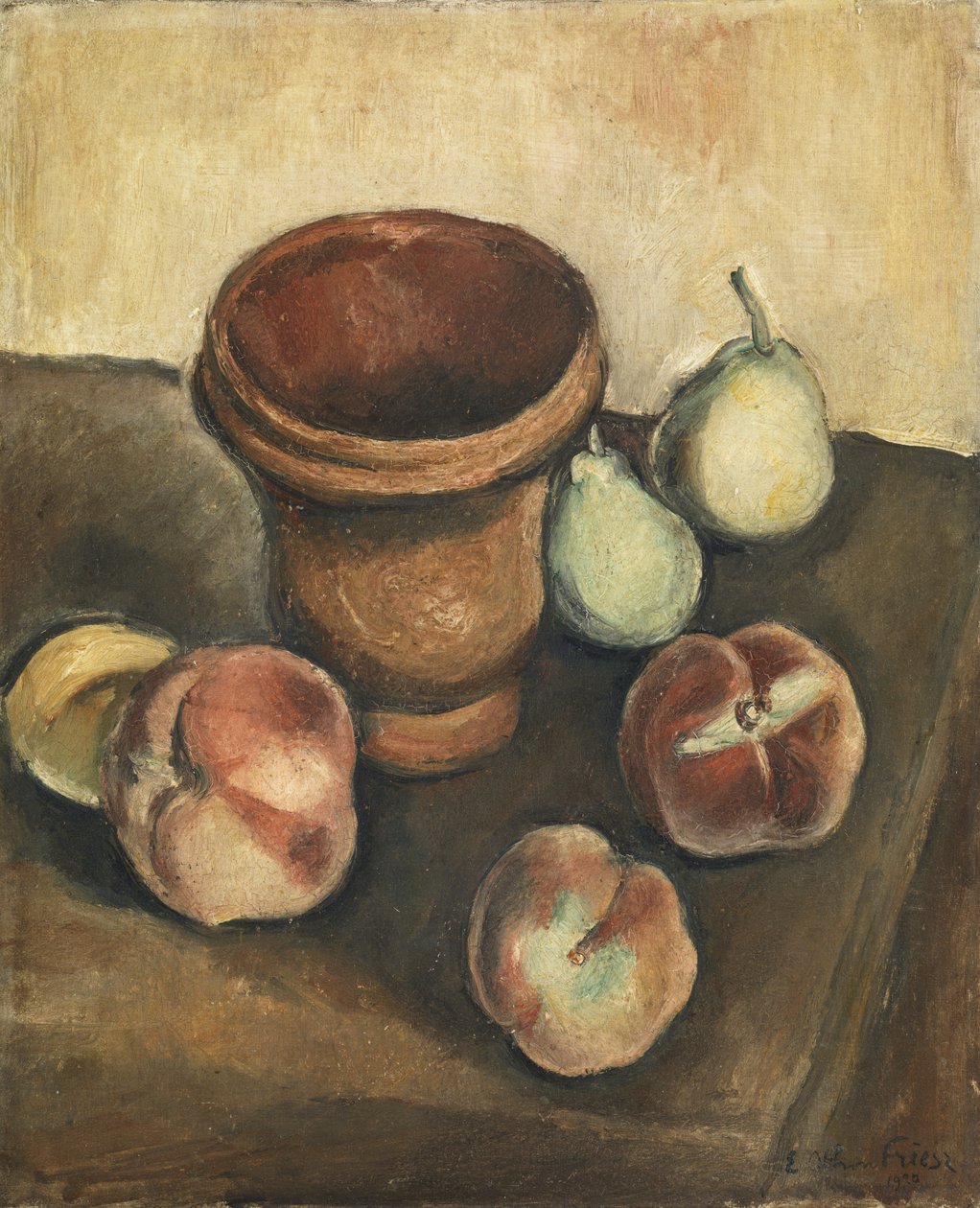 Stilleben med persikor och päron av Achille Emile Othon Friesz
