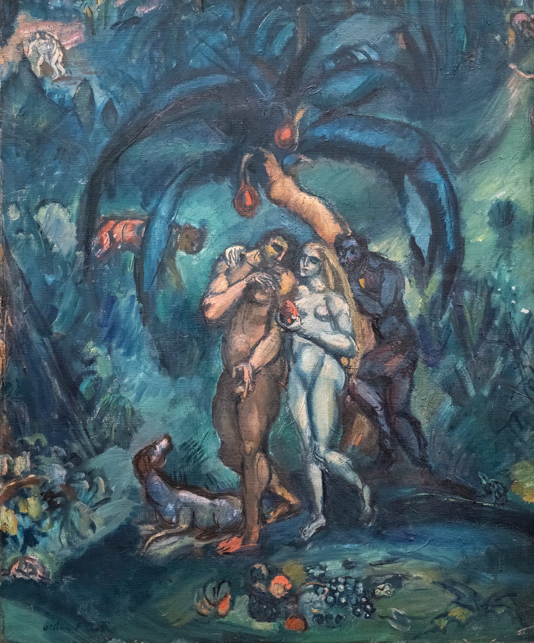 Frestelse (Adam och Eva) av Achille Emile Othon Friesz