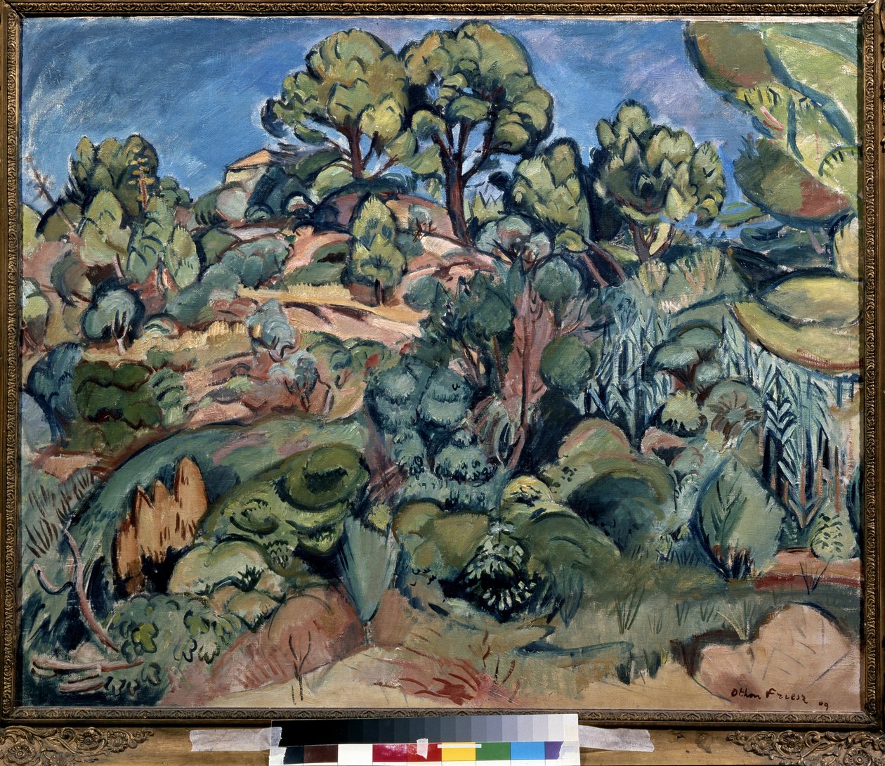 Träd i Cassis av Achille Emile Othon Friesz