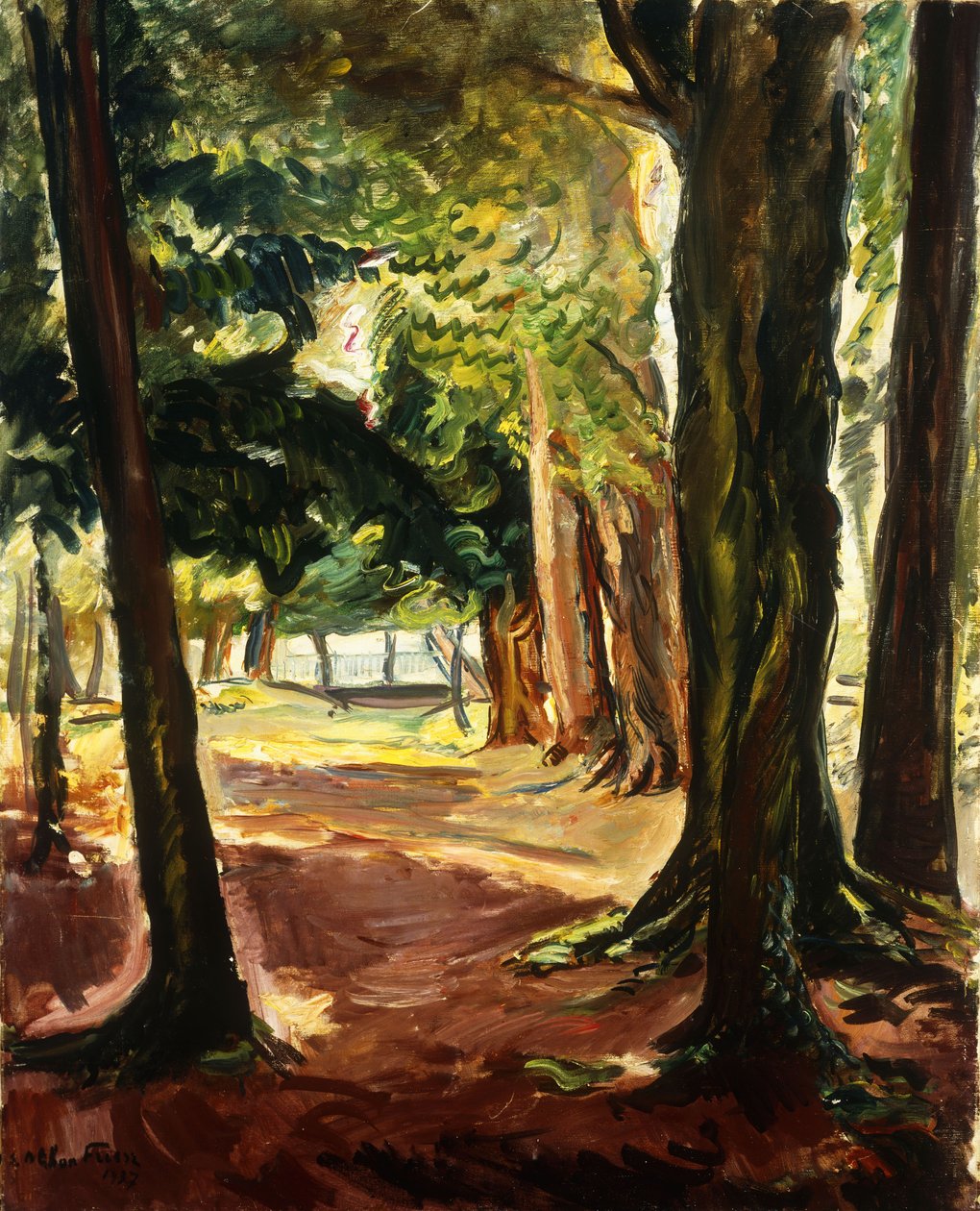 Träd nära Cote de Grace; Träden nära Cote de Grace av Achille Emile Othon Friesz