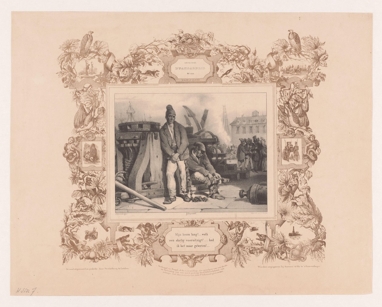 Opprobre / Dwangarbeid / 40 år (titel på objekt) av Achille Girardot