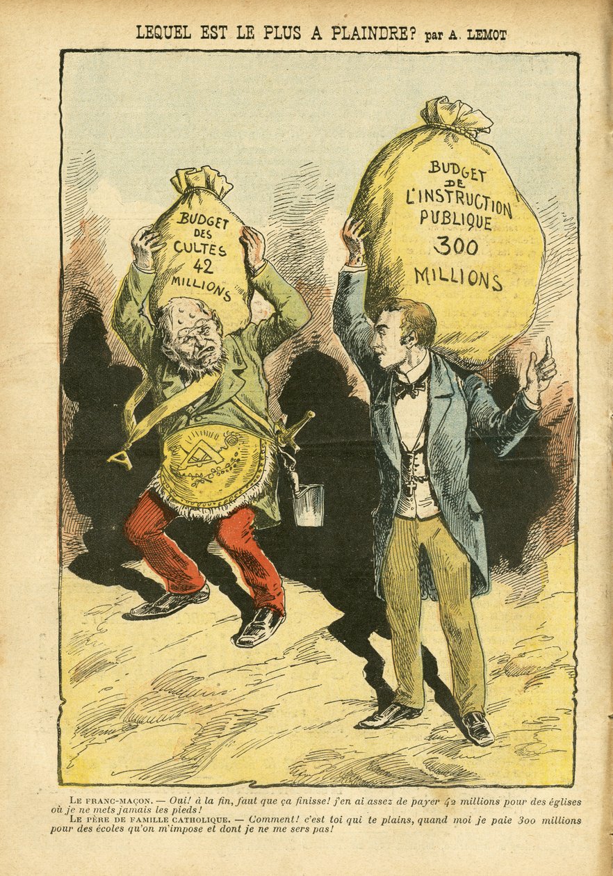 Illustration av Achille Lemot (1846-1909) i Le Pelerin av Achille Lemot