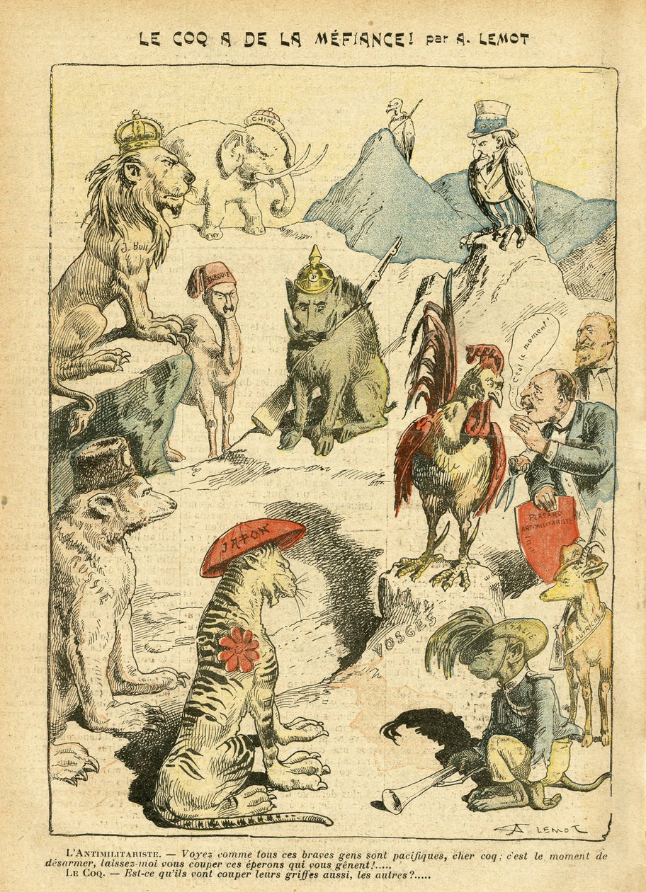 Illustration av Achille Lemot (1846-1909) i Le Pelerin av Achille Lemot