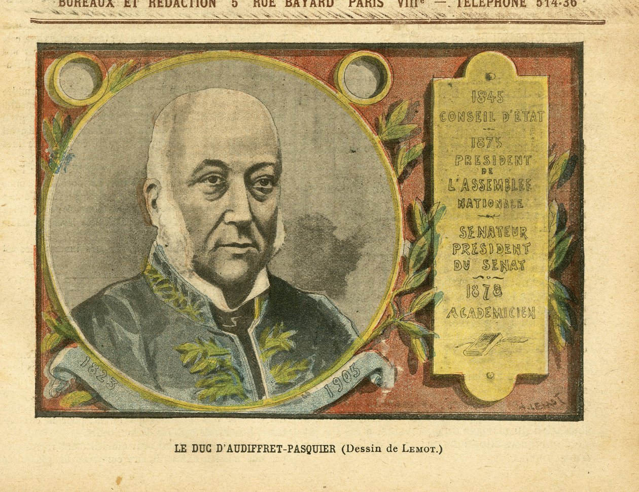 Illustration av Achille Lemot (1846-1909) i Le Pelerin av Achille Lemot