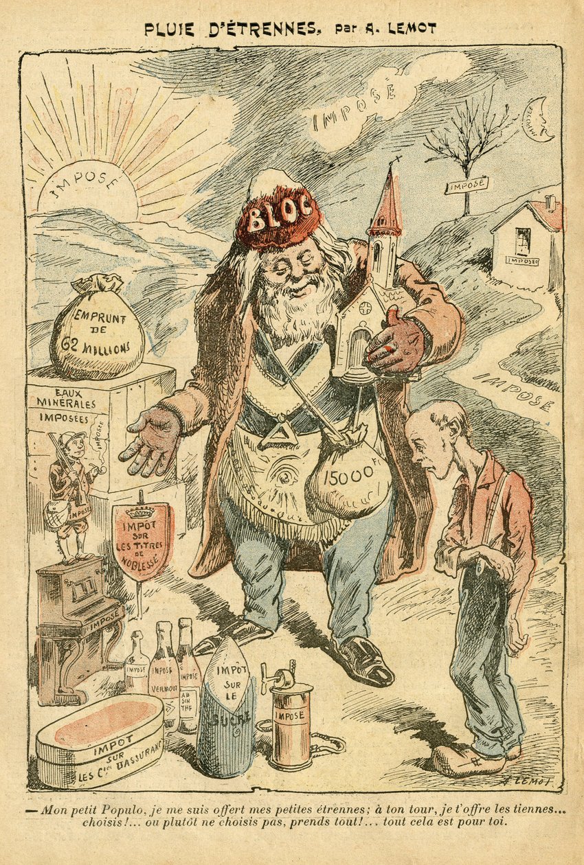 Illustration av Achille Lemot (1846-1909) i Le Pelerin av Achille Lemot
