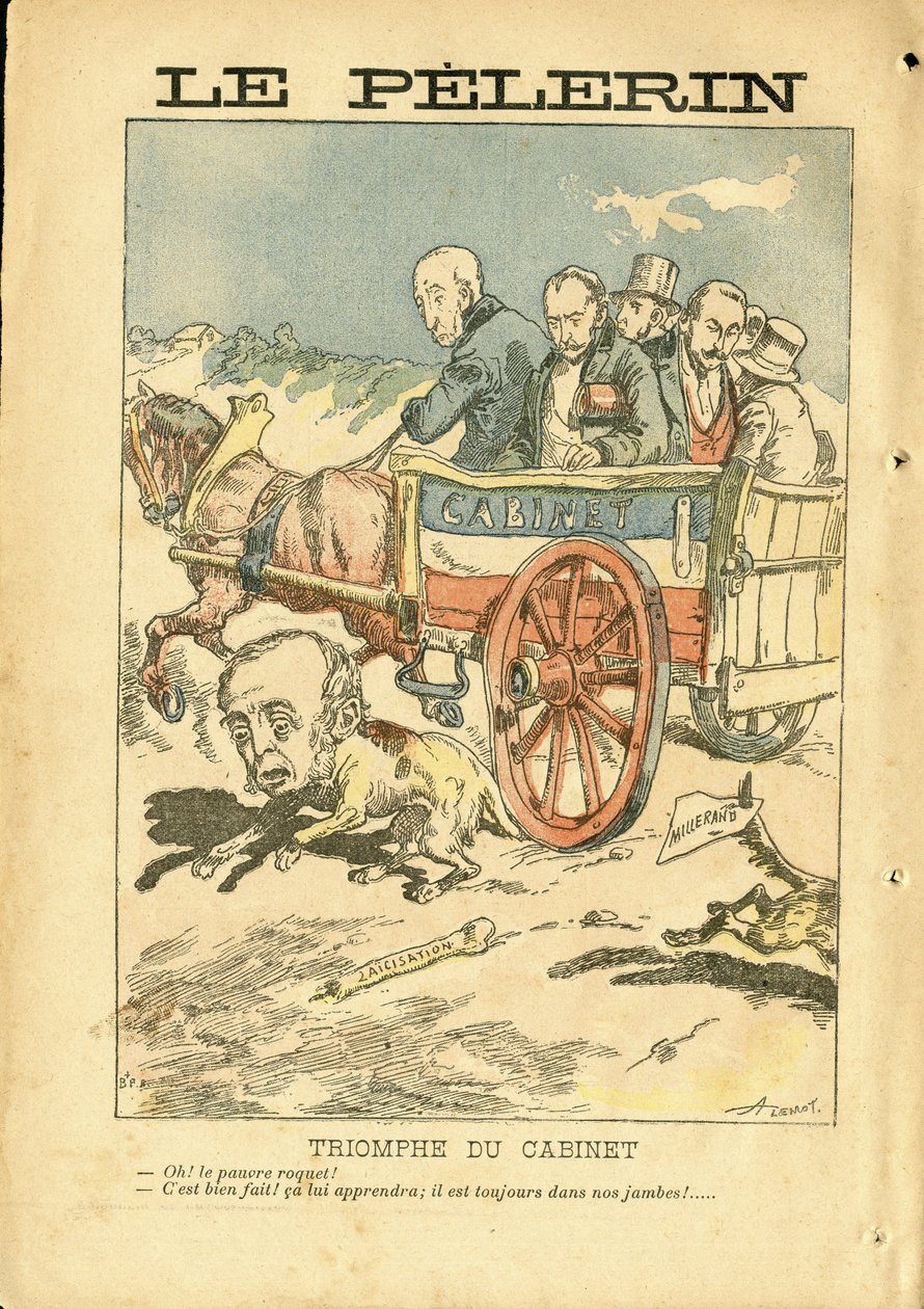 Illustration av Achille Lemot (1846-1909) i Le Pelerin av Achille Lemot
