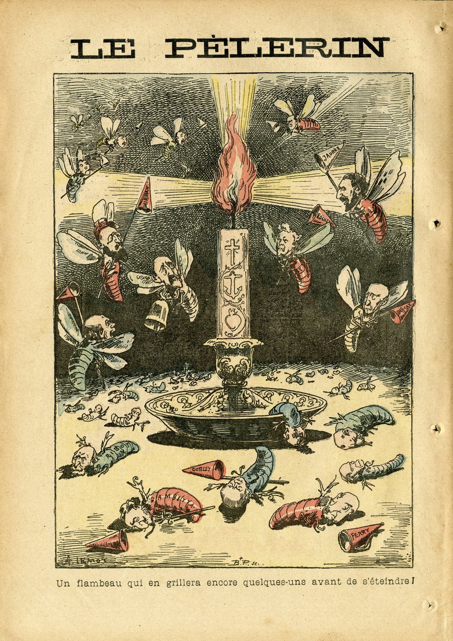 Illustration av Achille Lemot (1846-1909) i Le Pelerin av Achille Lemot