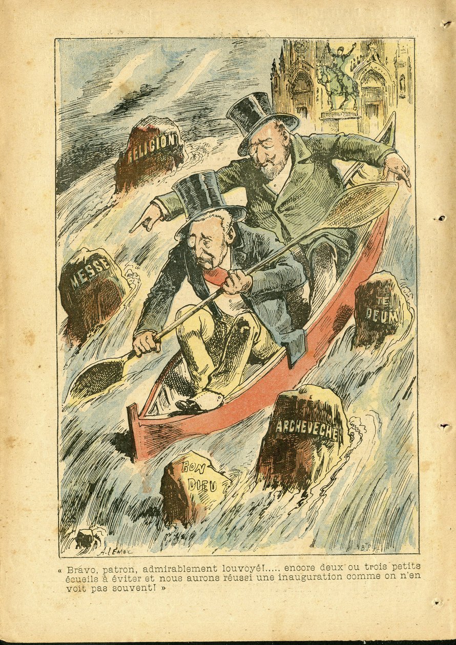 Illustration av Achille Lemot (1846-1909) i Le Pelerin av Achille Lemot