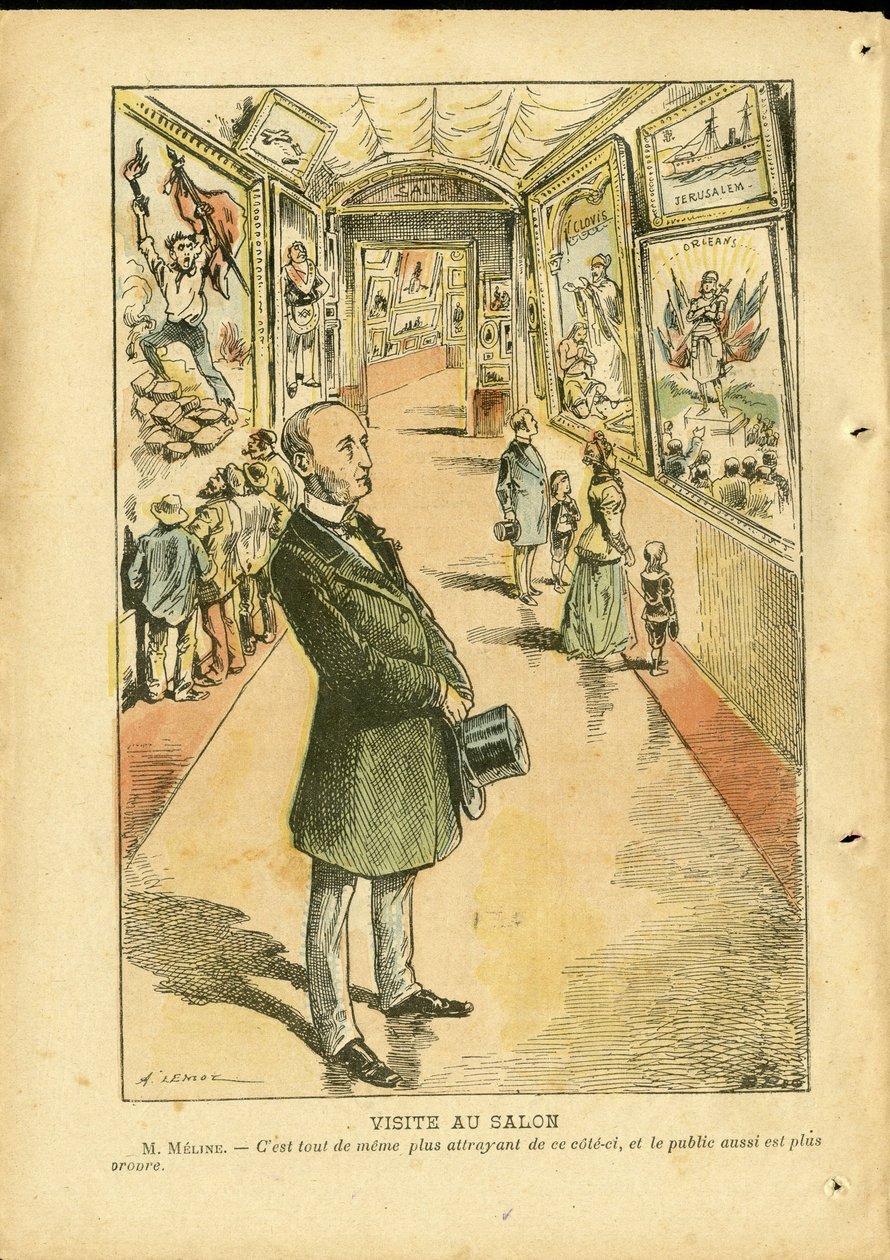 Illustration av Achille Lemot (1846-1909) i Le Pelerin av Achille Lemot