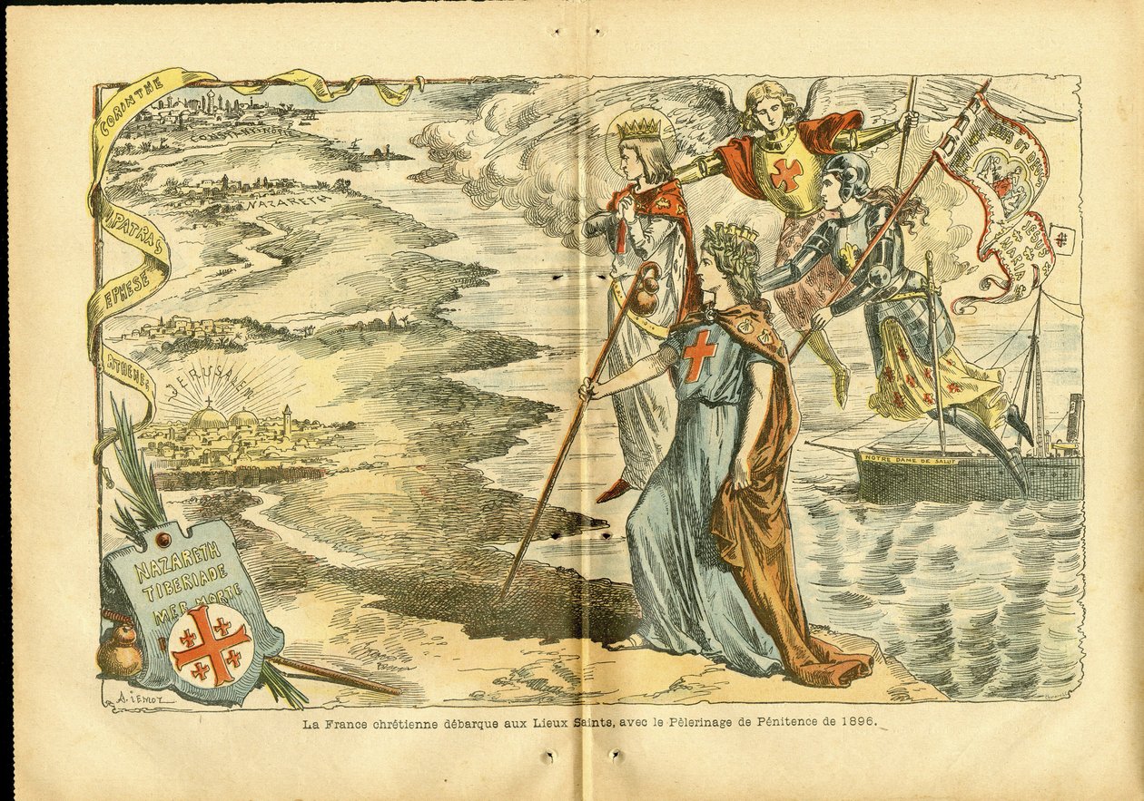 Illustration av Achille Lemot (1846-1909) i Le Pelerin av Achille Lemot