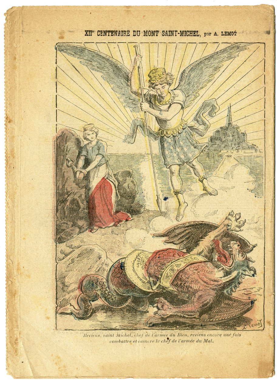 Illustration av Achille Lemot (1846-1909) i Le Pelerin av Achille Lemot