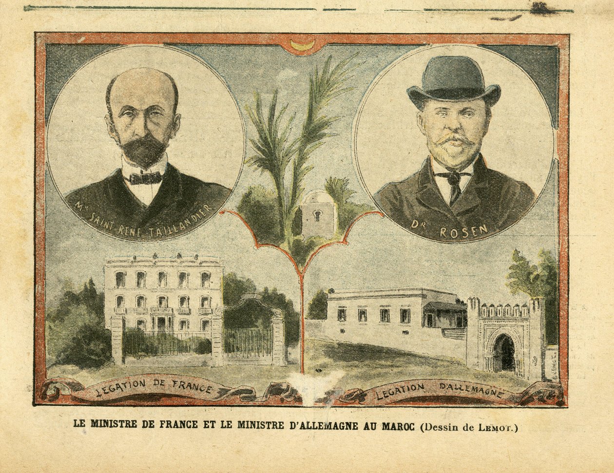 Illustration av Achille Lemot (1846-1909) i Le Pelerin av Achille Lemot