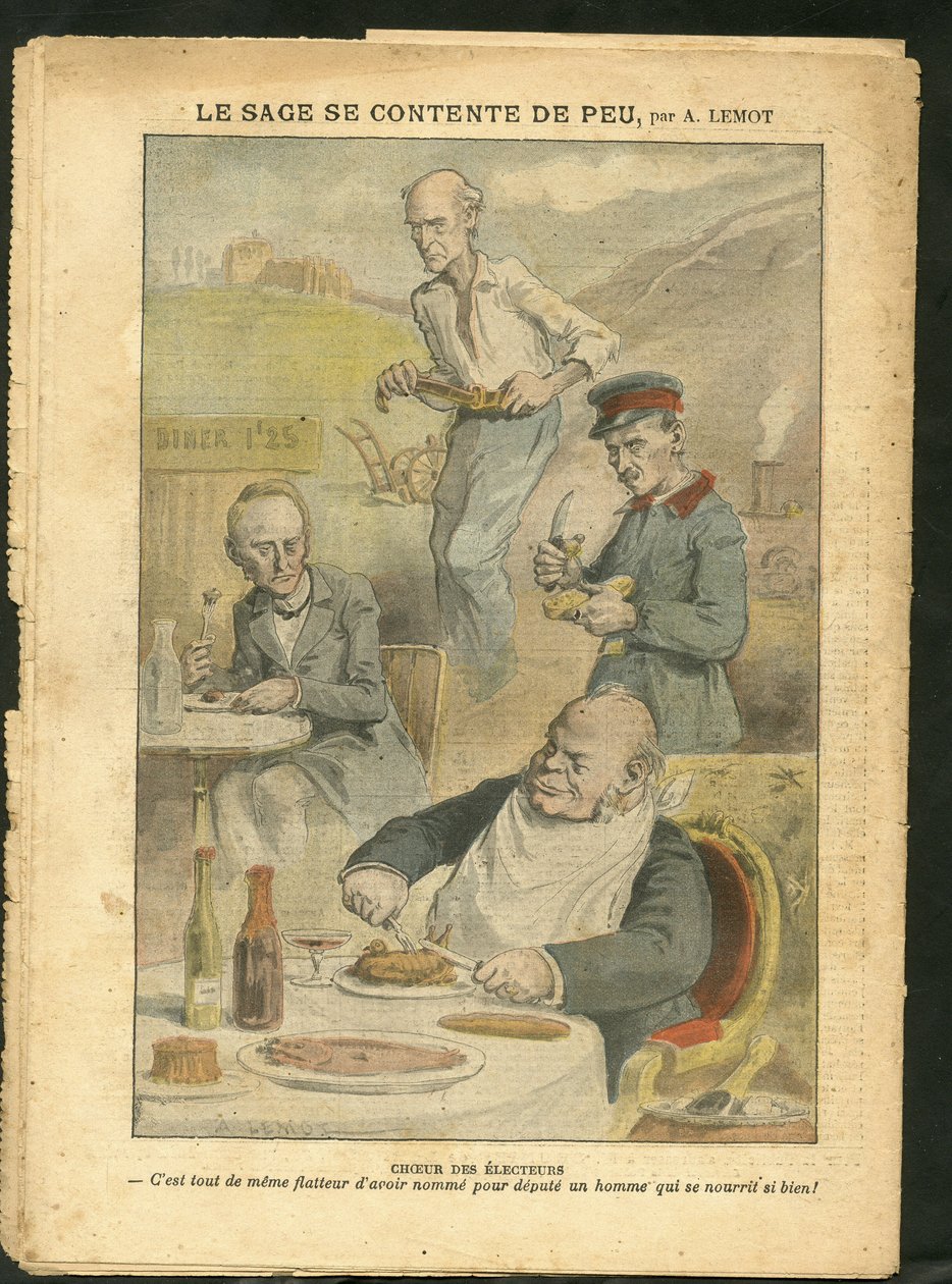 Illustration av Achille Lemot (1846-1909) i Le Pelerin av Achille Lemot