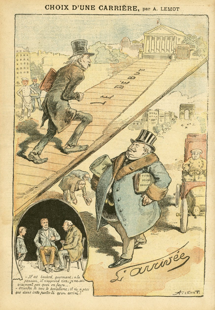 Illustration av Achille Lemot (1846-1909) i Le Pelerin av Achille Lemot