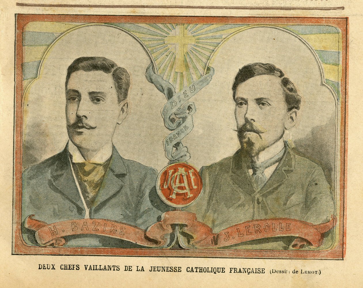 Illustration av Achille Lemot (1846-1909) i Le Pelerin av Achille Lemot
