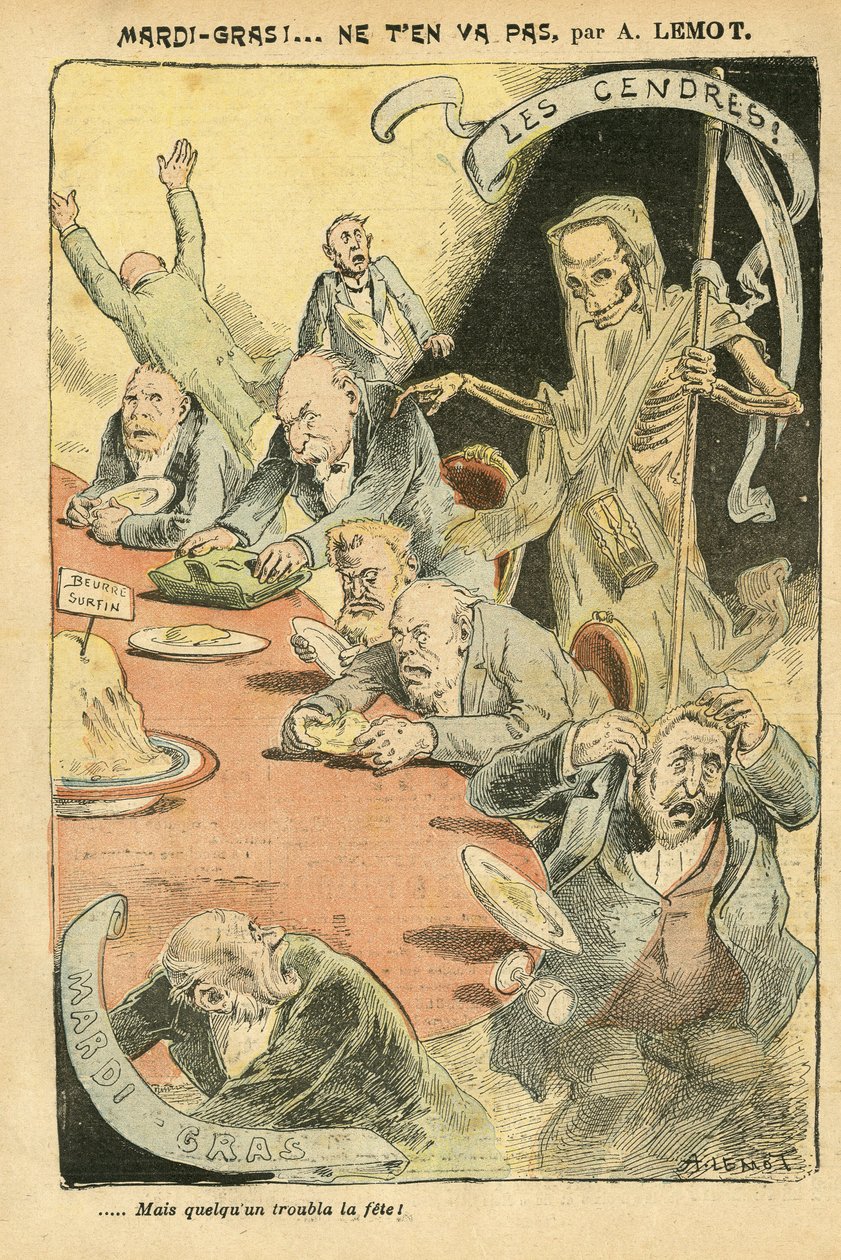 Illustration av Achille Lemot (1846-1909) i Le Pelerin av Achille Lemot