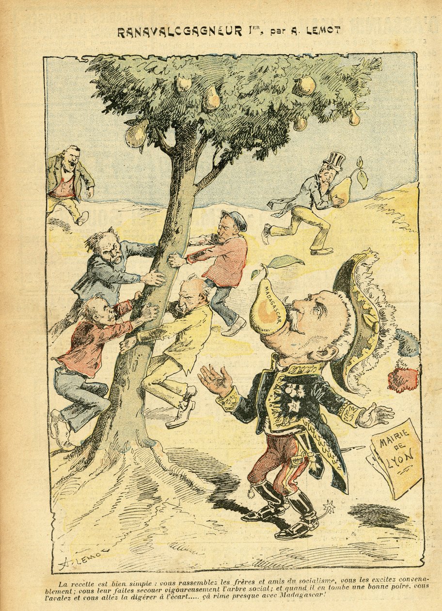Illustration av Achille Lemot (1846-1909) i Le Pelerin av Achille Lemot