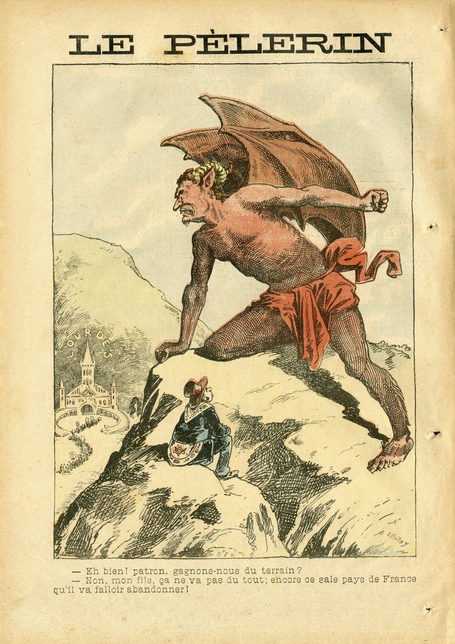 Illustration av Achille Lemot (1846-1909) i Le Pelerin av Achille Lemot