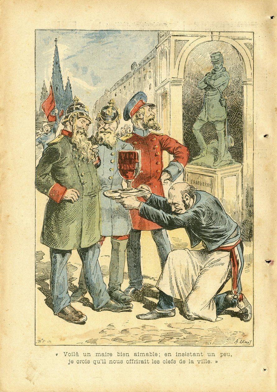 Illustration av Achille Lemot (1846-1909) i Le Pelerin av Achille Lemot