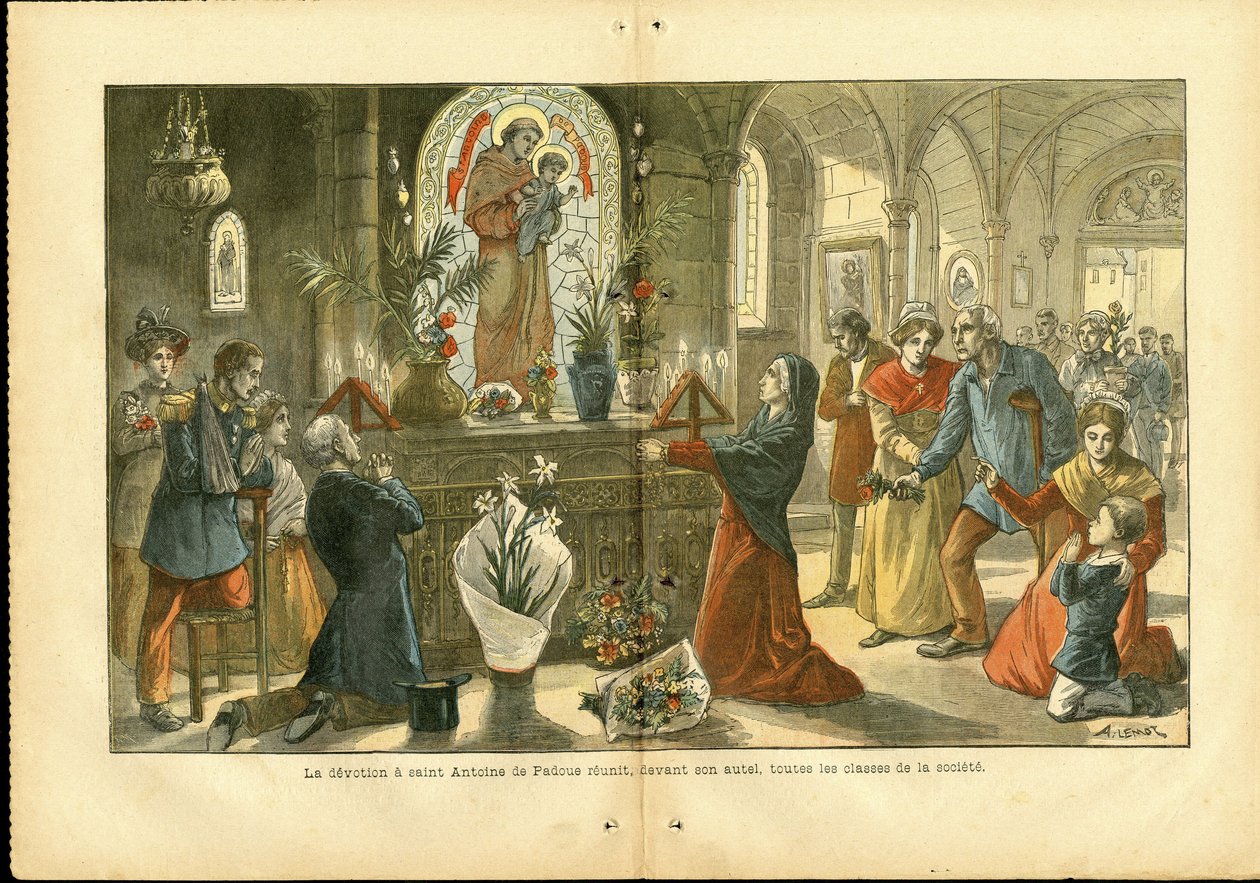 Illustration av Achille Lemot (1846-1909) i Le Pelerin av Achille Lemot