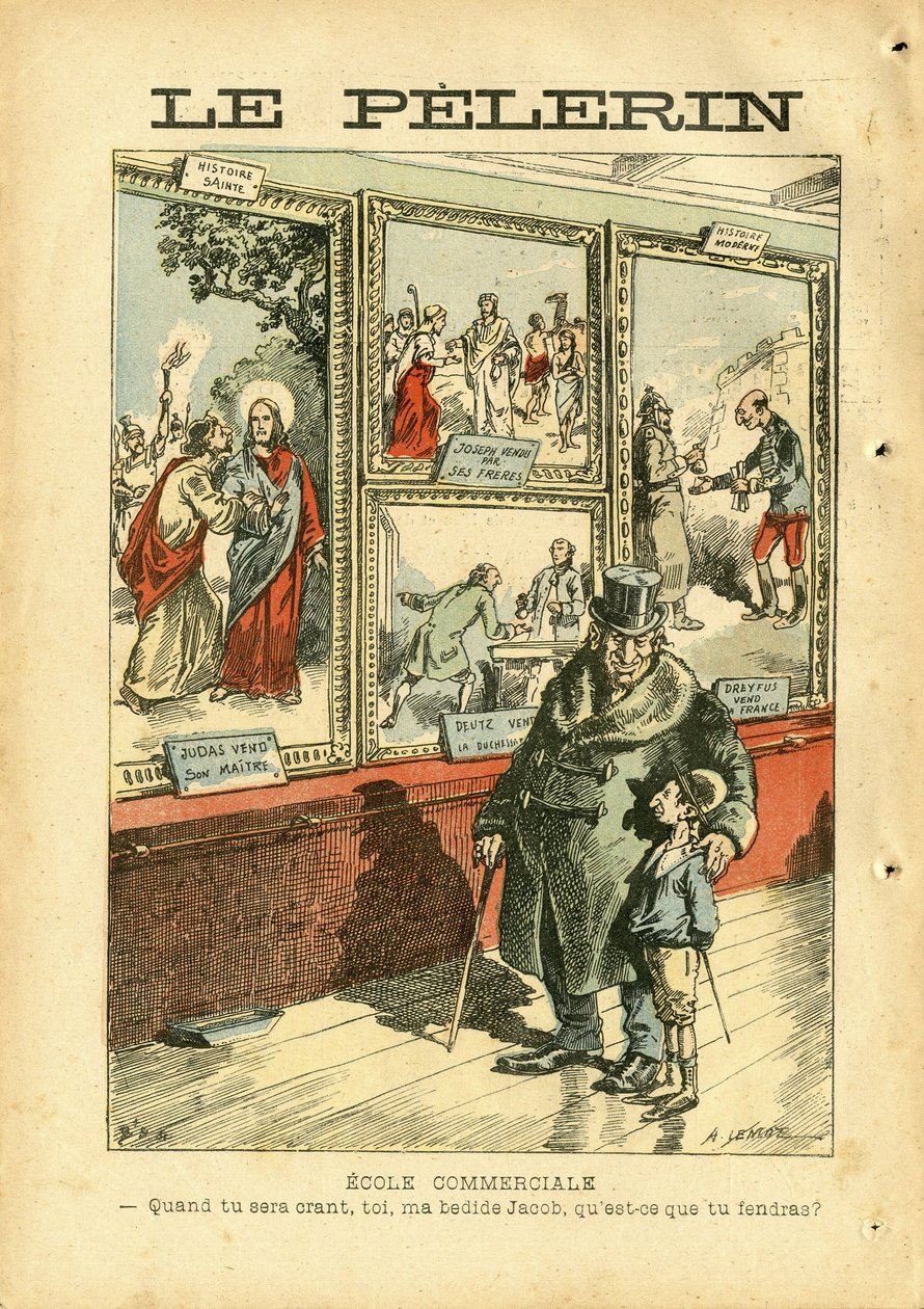Illustration av Achille Lemot (1846-1909) i Le Pelerin av Achille Lemot
