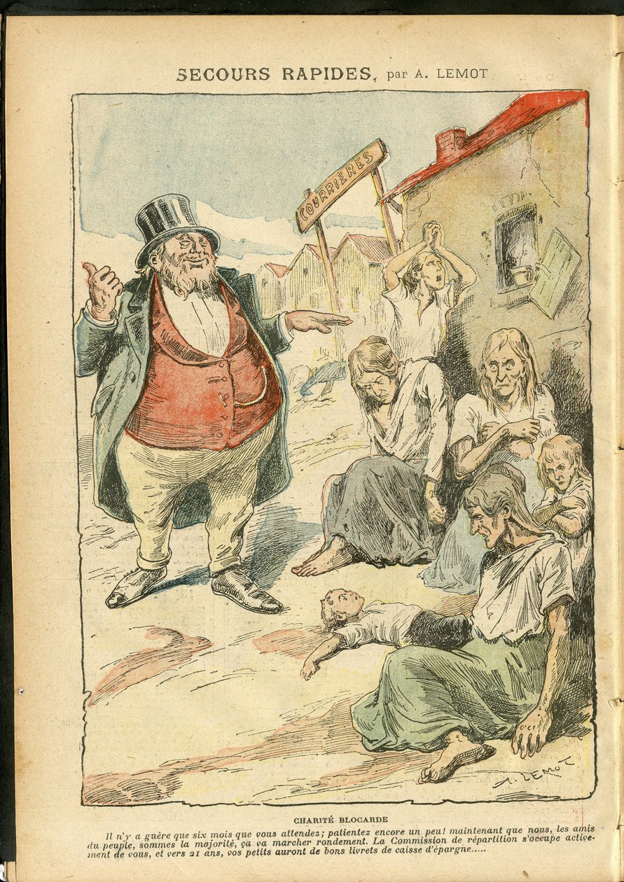 Illustration av Achille Lemot (1846-1909) i Le Pelerin av Achille Lemot