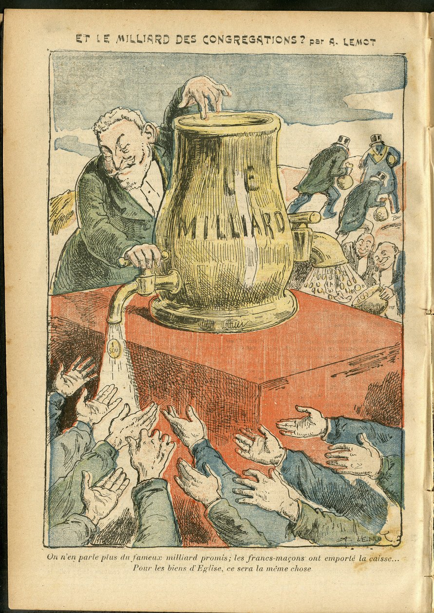 Illustration av Achille Lemot (1846-1909) i Le Pelerin av Achille Lemot