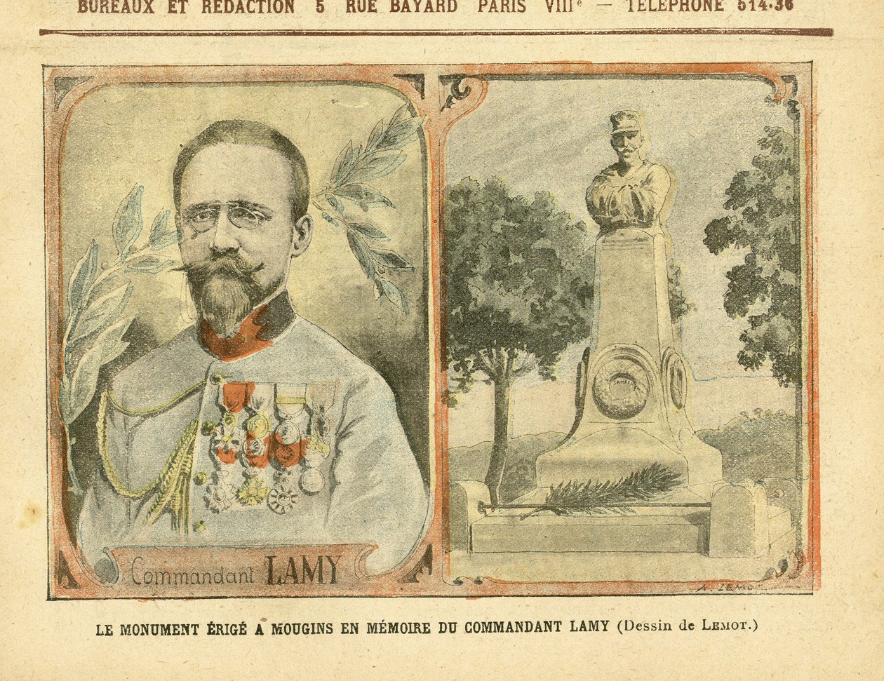 Illustration av Achille Lemot (1846-1909) i Le Pelerin av Achille Lemot
