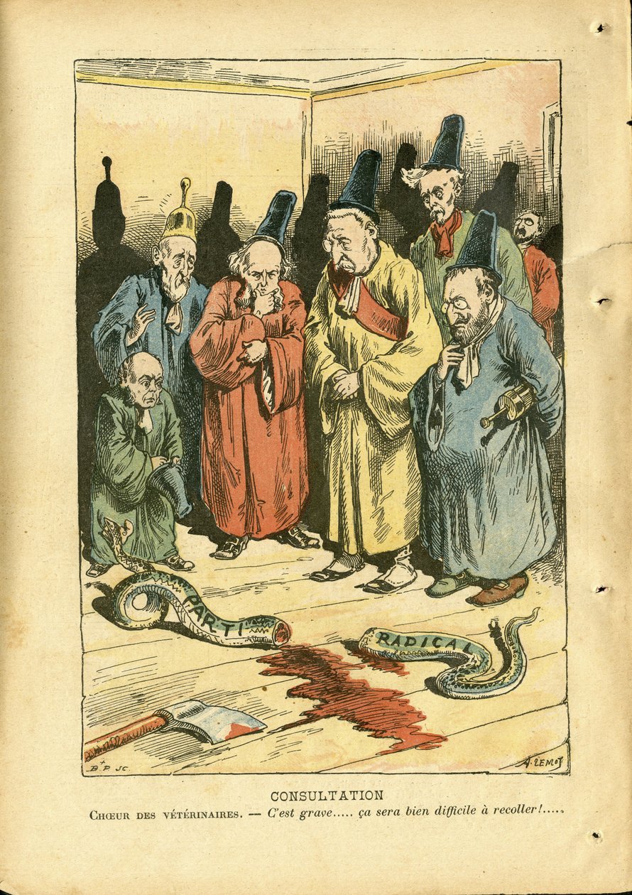 Illustration av Achille Lemot (1846-1909) i Le Pelerin av Achille Lemot