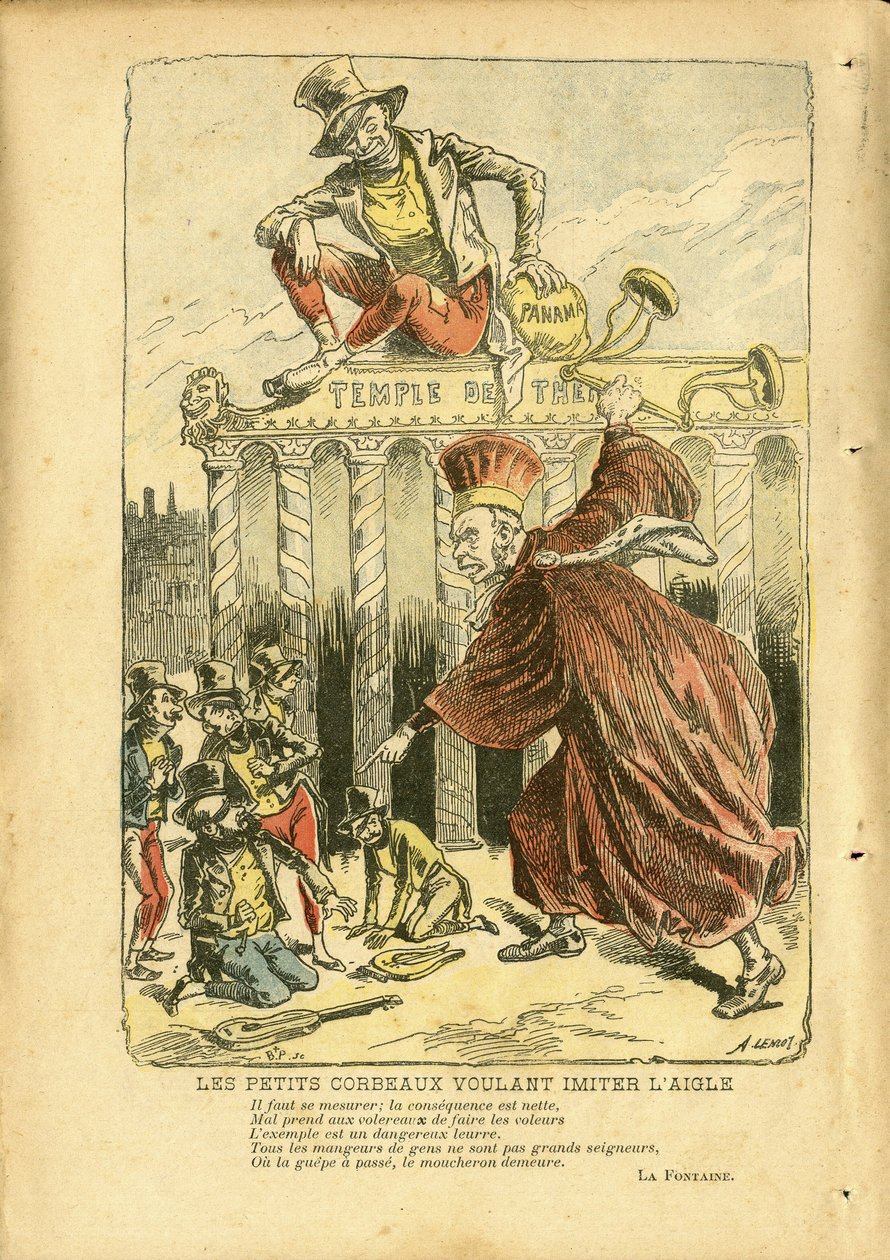 Illustration av Achille Lemot (1846-1909) i Le Pelerin av Achille Lemot